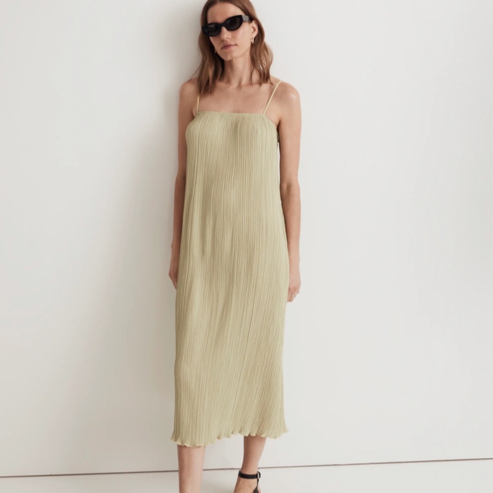 Madewell plissée dress